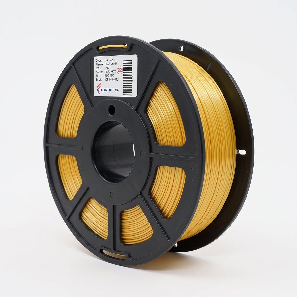 Select PLA filament on a rigid plastic AMS-ready spool