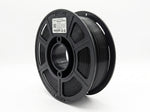 Standard PETG Black 1.75mm filament on a plastic spool