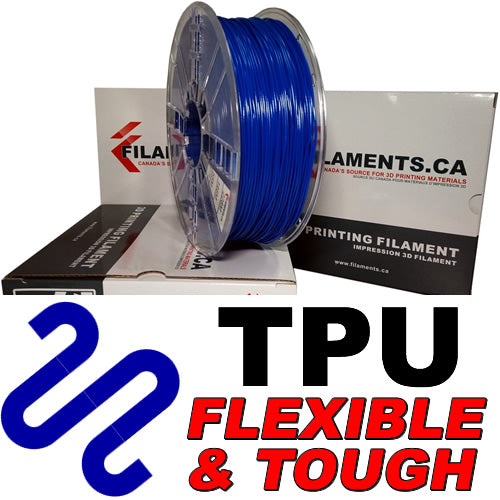 tpu flexible polyurethane 3d printer filament Canada